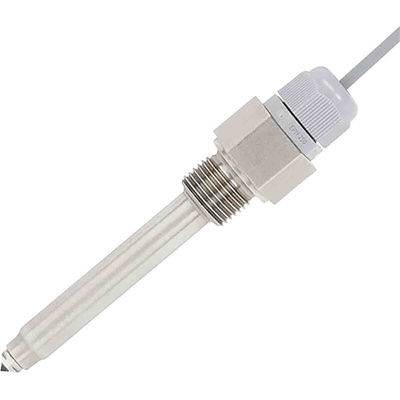 WIKA OLS-C02 Series Electro Optic Level Sensor, PNP Output, Panel Mount, Stainless Steel Body