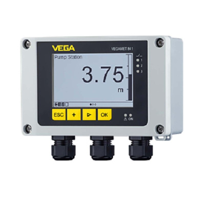 Vega VEGAMET 861 Series Level Controller - Wall Mount, 100 → 230 V 1 Voltage Input Analogue and Relay