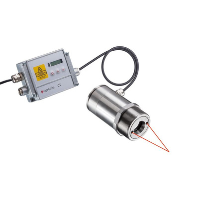 Optris CATCTLLTSFK Two Point Laser USB Infrared Temperature Sensor, 3m Cable, -50°C to +975°C