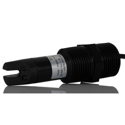 RS PRO Ultrasonic Level Sensor, SPCO Relay Output, Threaded, PPS Body