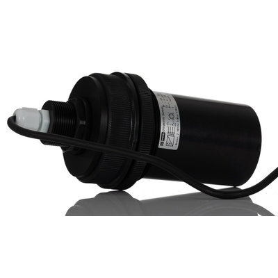 RS PRO Ultrasonic Level Sensor, 0 - 10 V Output, Threaded, ABS/PVDF Body