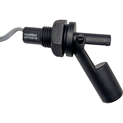 Celduc PTF Series Float Level Sensor, NO Output, Horizontal Mounting, Nylon Body