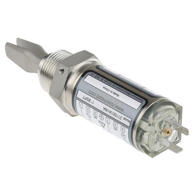 2110 Series Fork Level Switch Vibrating Level Switch, Direct Load Output, Side or Top Mount, Stainless Steel Body