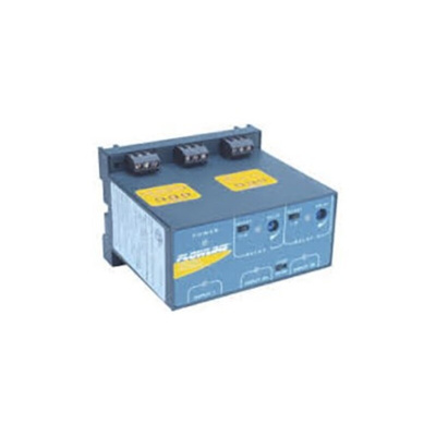 Flowline Switch-Pro Series Remote Level Controller Level Switch, NO/NC, SPDT Relay Output, DIN Rail, Polypropylene Body