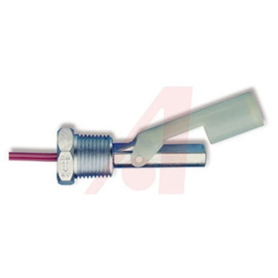 Gems Sensors LS-7 Series Level Switch Level Switch, SPST Output, Horizontal, Zinc Alloy Body