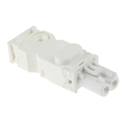 Wieland GST15i2 Series Mini Connector, 2-Pole, Female, Cable Mount, 16A, IP20