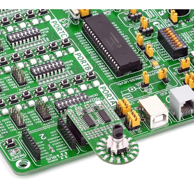 MikroElektronika Rotary Y Control Knob mikroBus Click Board for EC12D