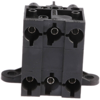 Wieland ST18 Series Distribution Block, 3-Pole, Male to Female, 3-Way, 16A, IP20