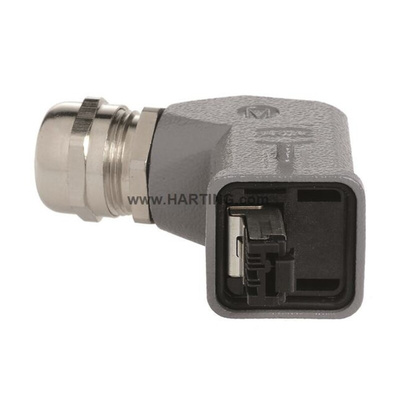 HARTING Cat5 Plug, 4 Way, Male, Han A, Cable Mount