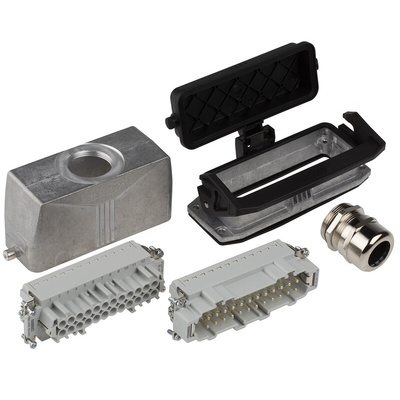 Phoenix Contact Connector Set, 24 Way, 16A, Female, Male, HC, 500 V