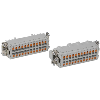 Phoenix Contact Connector Set, 24 Way, 16A, Female, Male, HC, 500 V