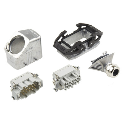 Phoenix Contact Connector Set, 10 Way, 16A, Female, Male, HC, 500 V