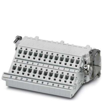 Phoenix Contact Terminal Adapter, 24 Way, 16A, Female, HC, 500 V