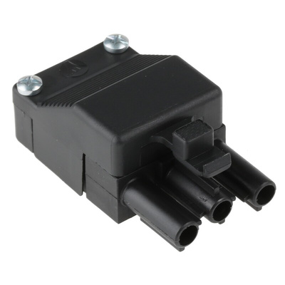 Wieland ST18 Series Connector, 3-Pole, Male, Cable Mount, 16A, IP20