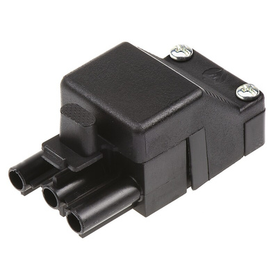 Wieland ST18 Series Connector, 3-Pole, Male, Cable Mount, 16A, IP20