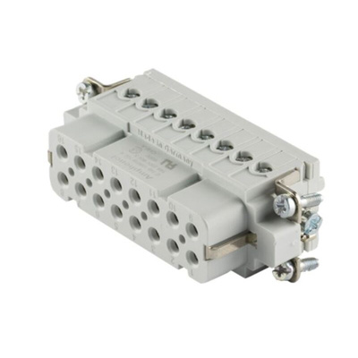 Amphenol Industrial Female Insert, 16 Way, 16A, Female, C146, Panel Mount, 250 V