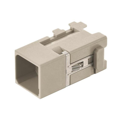 HARTING Crimp Connector M12 Cube, Male, Han-Modular, Han-Domino