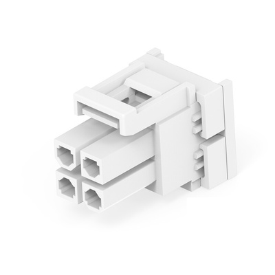 TE Connectivity Rectangular Connector Housings, 4 Way, 9A, Socket, VAL-U-LOK, Cable Mount