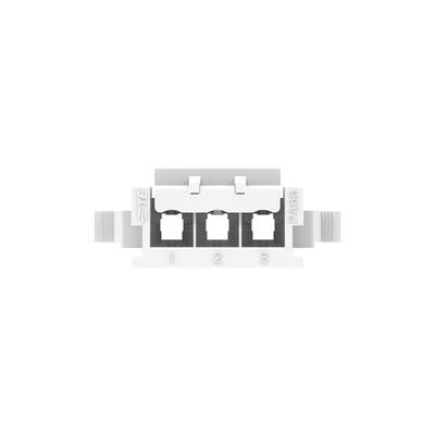TE Connectivity Rectangular Connector Housings, 3 Way, 9A, PIN, VAL-U-LOK, Panel Mount