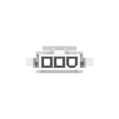 TE Connectivity Rectangular Connector Housings, 3 Way, 9A, PIN, VAL-U-LOK, Panel Mount