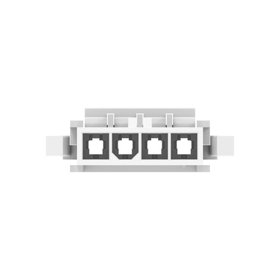 TE Connectivity Rectangular Connector Housings, 4 Way, 9A, PIN, VAL-U-LOK, Panel Mount