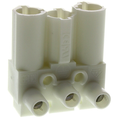 Wieland GST18 Series Connector, 3-Pole, Male, Cable Mount, 20A, IP20