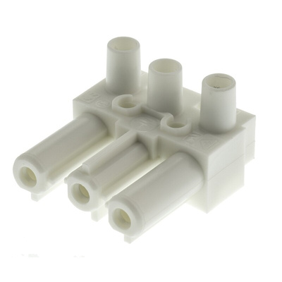 Wieland GST18 Series Connector, 3-Pole, Female, Cable Mount, 16A, IP20