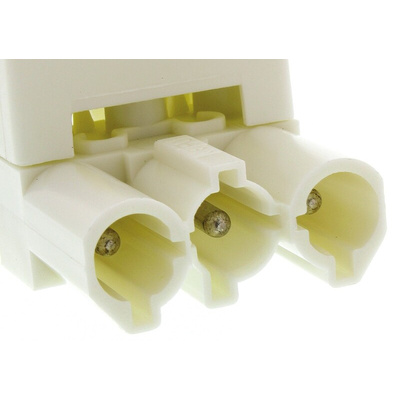 Wieland GST18 Series Terminal Blocks, 3-Pole, Male, Cable Mount, 16A