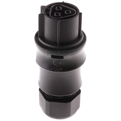 Wieland RST20i3 Series Circular Connector, 3-Pole, Female, Cable Mount, 20A, IP68