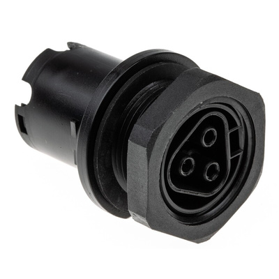 Wieland RST20i3 Series Circular Connector, 3-Pole, Female, Cable Mount, 20A, IP68
