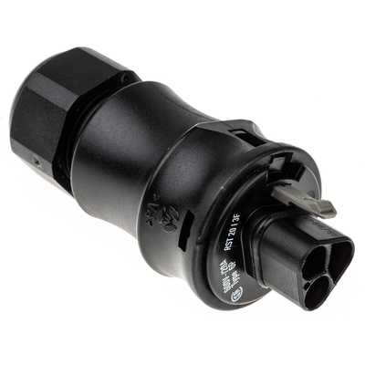 Wieland RST20i3 Series Circular Connector, 3-Pole, Male, Cable Mount, 20A, IP68