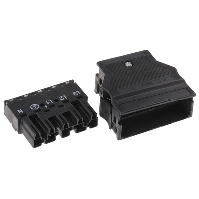 Wago 770 Series Connector, 5-Pole, Male, Through Hole, 25A, IP20