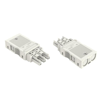 Wago 770 Series Distribution Block, 3-Pole, Female, 6-Way, 25A