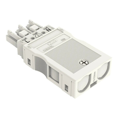 Wago 770 Series Distribution Block, 3-Pole, Female, 6-Way, 25A