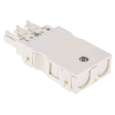 Wago 770 Series Distribution Block, 3-Pole, Female, 6-Way, 25A