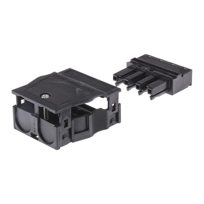 Wago 770 Series Distribution Block, 4-Pole, Female, 8-Way, 25A