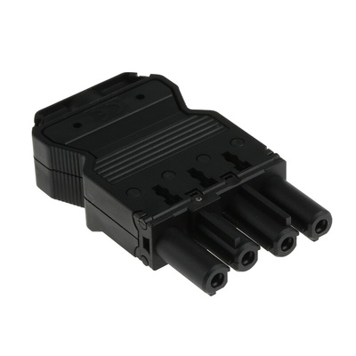 Wieland GST18i4 Series Mini Connector, 4-Pole, Female, Cable Mount, 20A, IP40