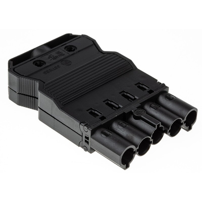 Wieland GST18i5 Series Mini Connector, 5-Pole, Male, Cable Mount, 20A, IP20