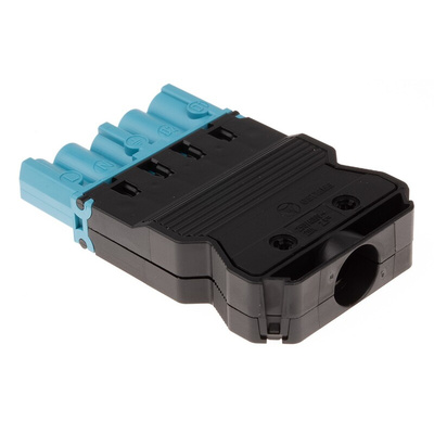 Wieland GST18i5 Series Mini Connector, 5-Pole, Male, Cable Mount, 20A, IP20