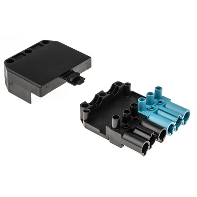 Wieland GST18i6 Series Mini Connector, 6-Pole, Male, Cable Mount, 20A
