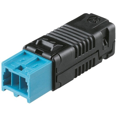 Wieland BST14i Series Connector, 2-Pole, Male, Cable Mount, 3A, IP20