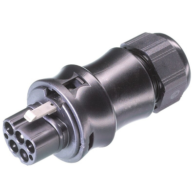 Wieland RST20i5 Series Circular Connector, 5-Pole, Male, Cable Mount, 20A, IP68