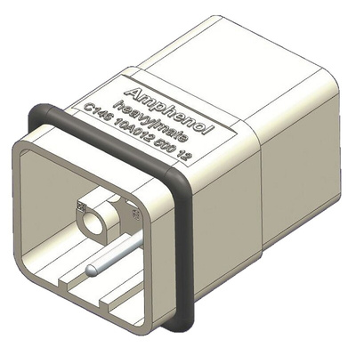 Amphenol Industrial Q Type Insert, 12 Way, Male, Heavy Mate Q, Cable Mount, 400 V