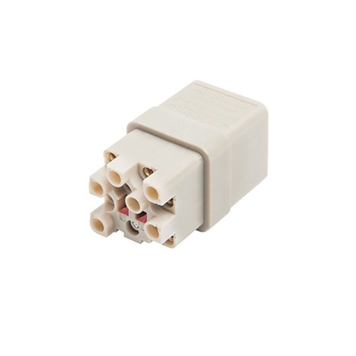 Amphenol Industrial Q Type Insert, 12 Way, Female, Heavy Mate Q, Cable Mount, 400 V