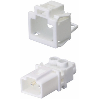 Wieland Gesis Series Connector, 2-Pole, Male, Panel Mount, 16A, IP20