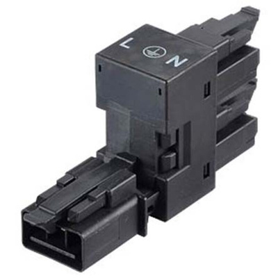 Wago 890 Series WINSTA MINI H Distribution Connector, 3-Pole, Female, Male, 3-Way, Cable Mount, 16A