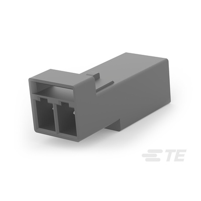 TE Connectivity LIGHT-N-LOK Series Modular Latched Wire to Wire, 2-Pole, Female, 2-Way, Cable Mount, 9A