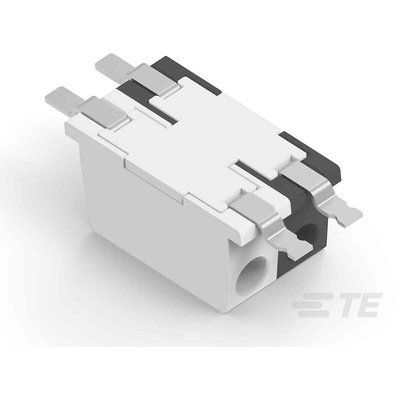 TE Connectivity Poke-In Series Connector, 2-Pole, Female, 1-Way, Surface Mount, 6A