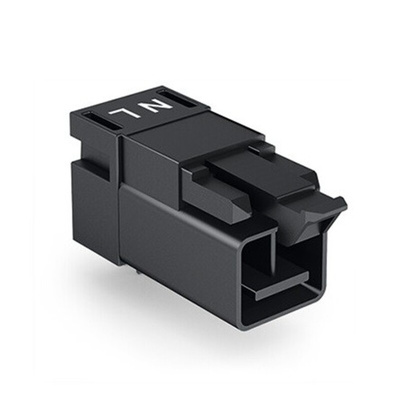 Wago Male Plug, 4.4mm Pitch, 2 Way, 1 Row