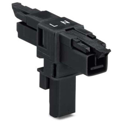 Wago 890 Series Lighting Connector, 2-Pole, Female to Male, 2-Way, Cable Mount, 16A